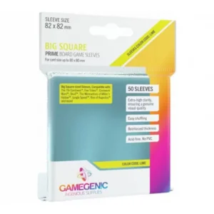 fundas prime big square sized sleeves 82x82mm (50)